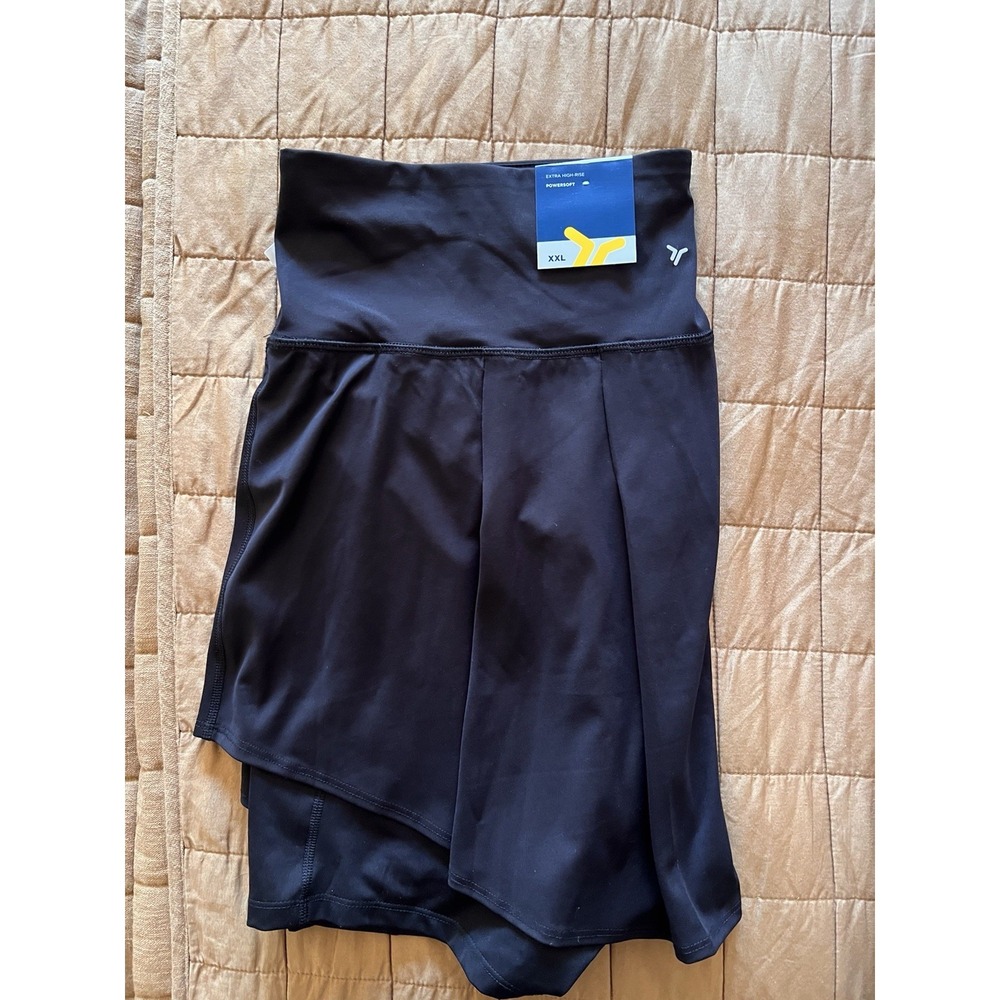 NWT Old Navy Active Extra High-Waisted PowerSoft Skort Black Women XXL - Picture 7 of 9